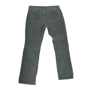 New York & Company Corduroy Pants Womens Size 14 Gray Cotton Blend Casual‎